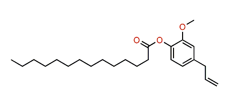 4-Allyl-2-methoxyphenyl tetradecanoate